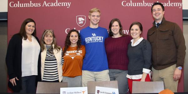 Jordan Skilken & Jacob Eismann with Teachers