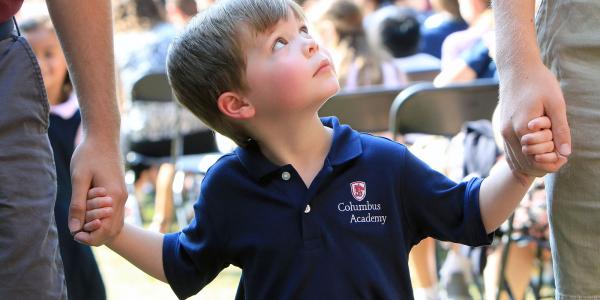 Kindergartner with Senior Buddies