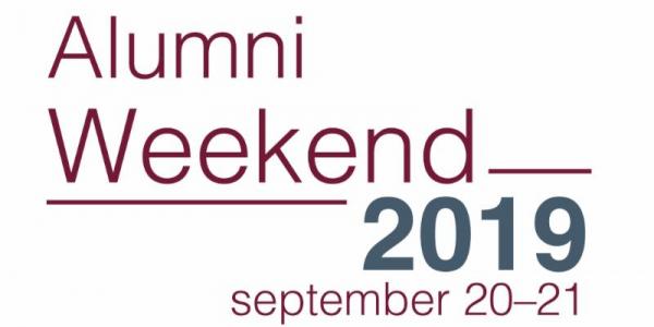 Alumni Weekend 2019 logo