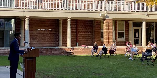 Vaughn Armour Speaking at Convocation