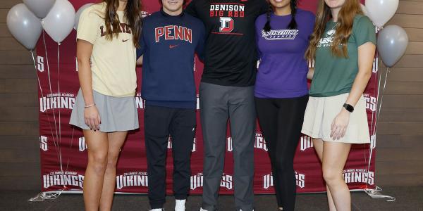 Athletic Signing group photo