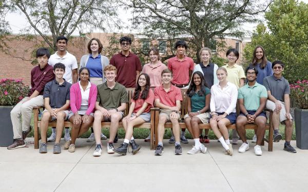 National Merit Semifinalists group photo