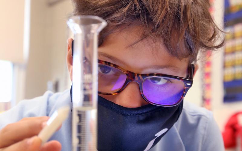 Columbus Academy Science class