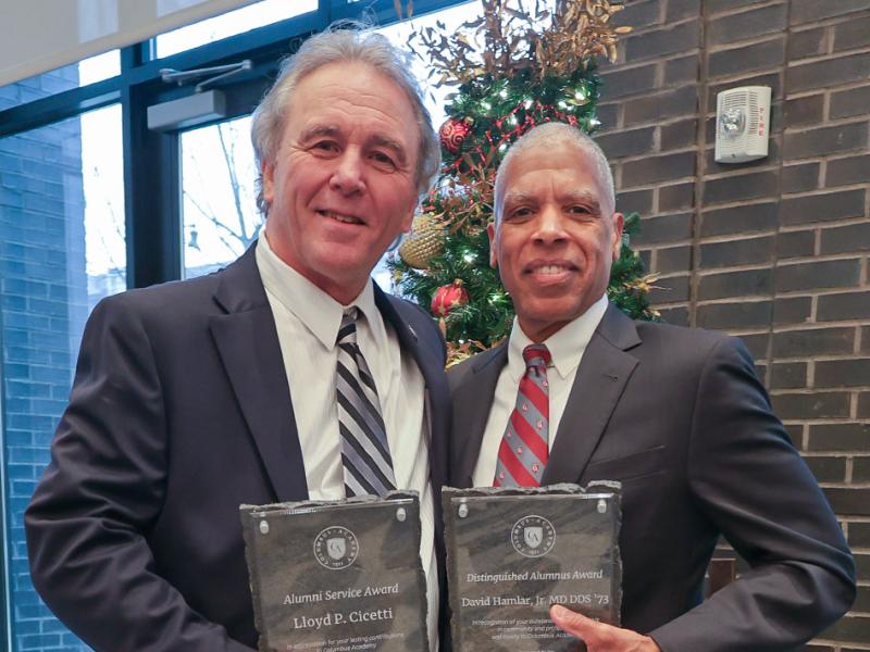 Lloyd Cicetti and David Hamlar Jr. MD DDS ’73