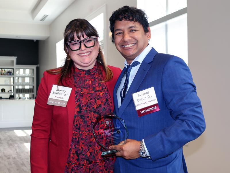 2025 Young Alumni Award Recipient Avishar Barua '05