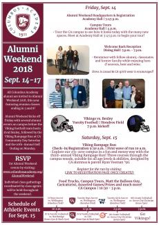 2018 Alumni Weekend